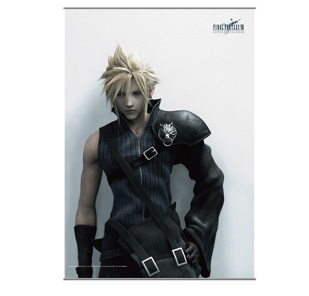 Final Fantasy Advent Children Wall Scroll - Cloud Strife Version 2