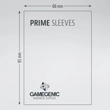 Lade das Bild in den Galerie-Viewer, Gamegenic - Prime Double Sleeving Pack - Black/Clear (2x80 Sleeves)
