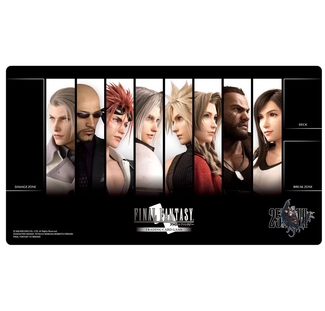 Final Fantasy VII 25th Anniversary Playmat + Promo