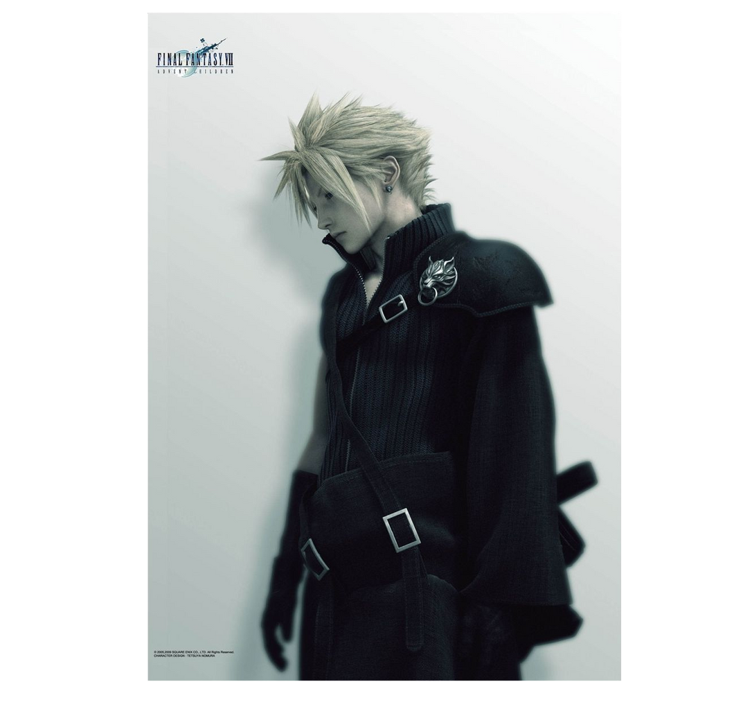 Final Fantasy Advent Children Wall Scroll - Cloud Strife